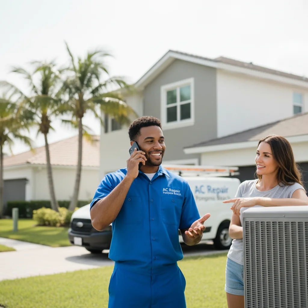 AC Repair Pompano Beach customer support in Revere